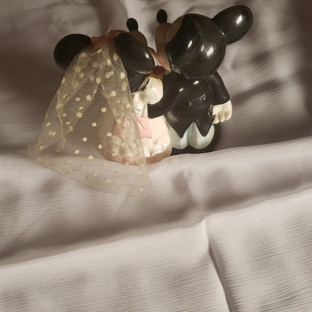 Mickey& Mini Cake Topper for Wedding or Bridal Shower